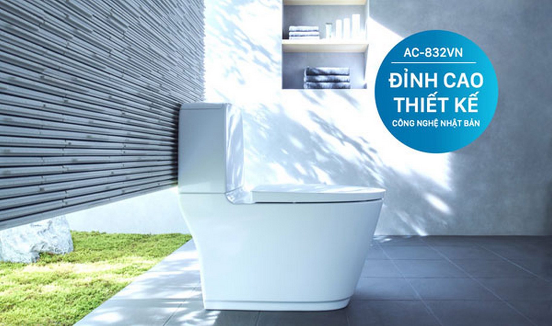 Bồn cầu Inax 2 khối AC- 832VN