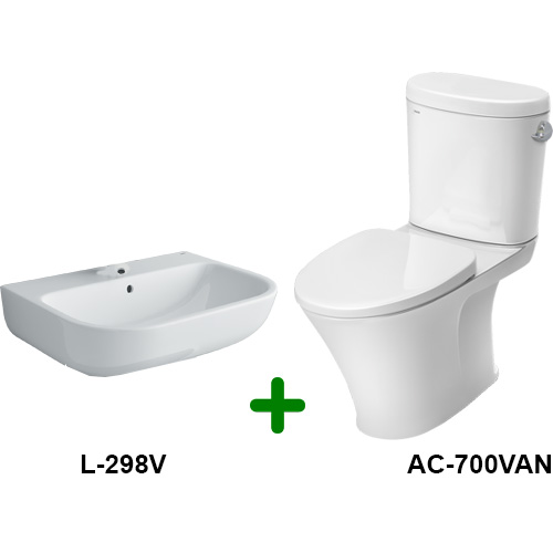 Bộ thiết bị vệ sinh Inax AC-700VAN + L-298V