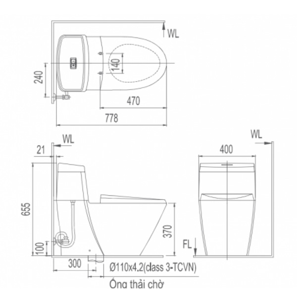 ban ve AC 909R CW H18VN