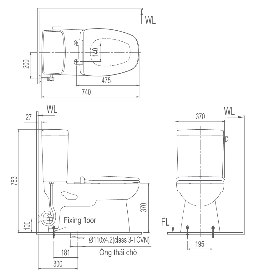 ban-ve-bon-cau-inax-2-khoi-c838vn Bản vẽ kỹ thuật bồn cầu 2 khối inax c838vn