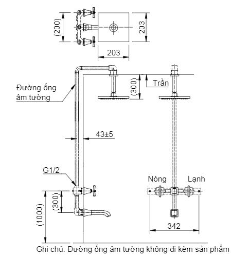 Ban ve ky thuat sen tam am tuong Inax BFV-81SEC