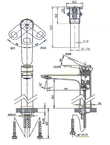 Vòi chậu Inax LFV-652SH