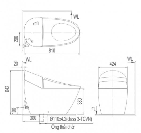 ban-ve-ky-thuat-2700cw-kb22avn Bản vẽ kỹ thuật Bồn cầu Inax nắp rửa điện tử AC-2700+CW-KB22AVN