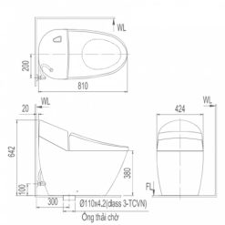 ban ve ky thuat bon cau inax ac 2700vn