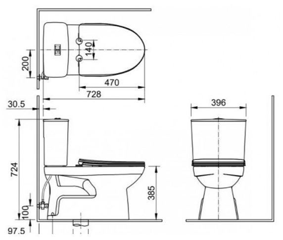 ban-ve-ky-thuat-bon-cau-inax-ac-514vwn Ban ve ky thuat Bon cau Inax AC 514VWN