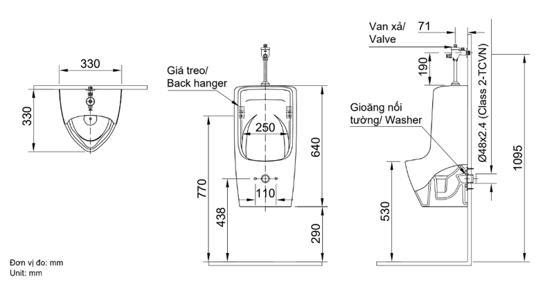 ban-ve-ky-thuat-bon-tieu-inax-u-431vac Ban ve ky thuat Bon tieu Inax U 431VAC