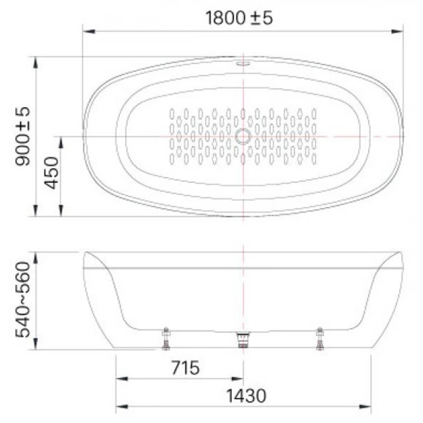 Bồn tắm Inax BFV-1858