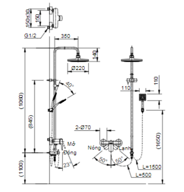 ban-ve-ky-thuat-sen-tam-inax-bfv-50s Ban ve ky thuat sen tam Inax BFV 50S
