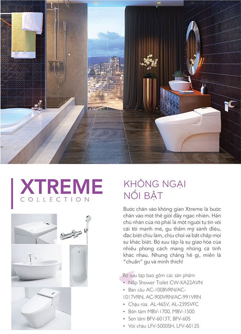 [ REVIEW ] bộ sưu tập thiết bị vệ sinh Inax Xtreme - Không ngại nổi bật