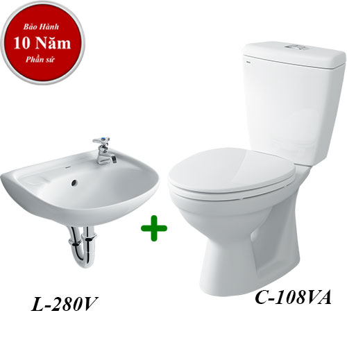 bo-thiet-bi-ve-sinh-c-108va-l-280v Bộ thiết bị vệ sinh Inax C-108VA + L-280V