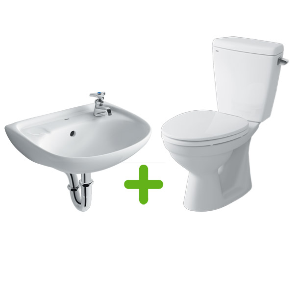 Bộ thiết bị vệ sinh Inax C-117VA+L-280V/SG9