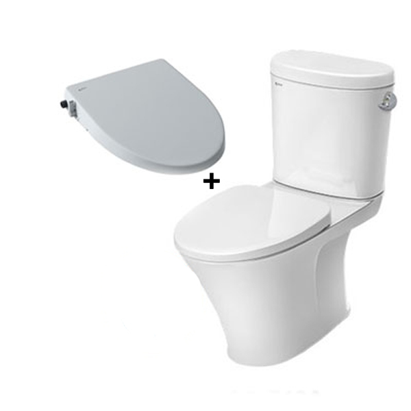 Bồn cầu Inax nắp rửa cơ AC-710A+CW-S15VN