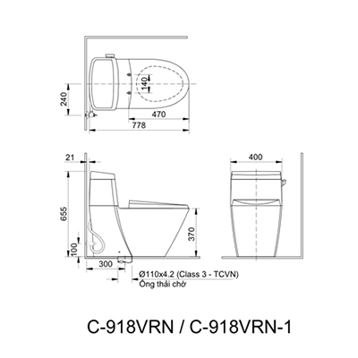 bon-cau-nap-rua-dien-tu-inax-ac-918r-cw-h18vn-banve Bản vẽ kỹ thuật Bồn cầu Inax AC-918R