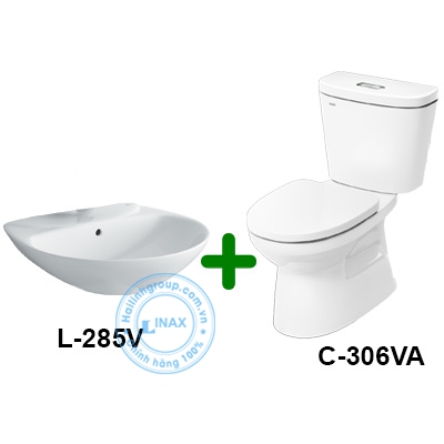 Bộ thiết bị vệ sinh INAX C-306VA+L-285V