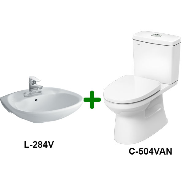 Bộ thiết bị vệ sinh Inax C-504VAN+L-284V