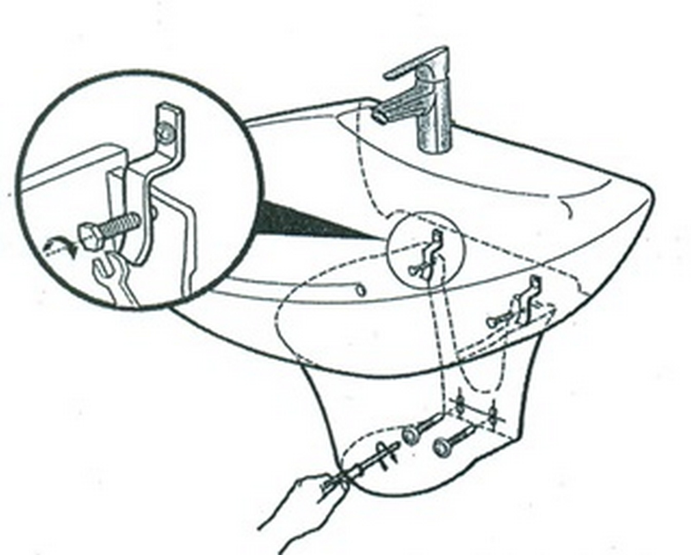 cach-lap-chau-rua-mat-inax-11_1 Bắt vít chân lửng và xiết chặt vít