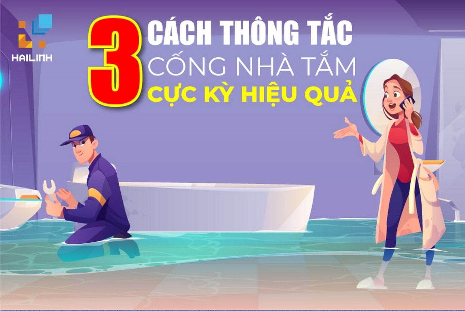 Cách thông bồn cầu