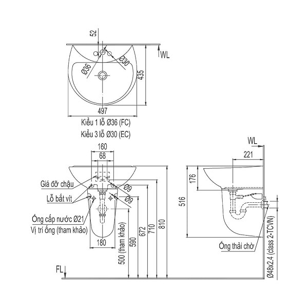 chau-rua-inax-treo-tuong-l-285v-l-288vc-ban-ve Bản vẽ kỹ thuật chậu rửa Inax treo tường L-285V+L-288VC
