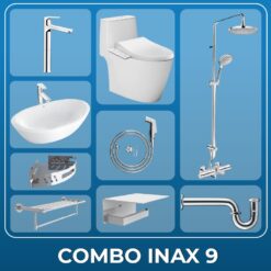 Combo thiết bị vệ sinh Inax + Belli số 9
