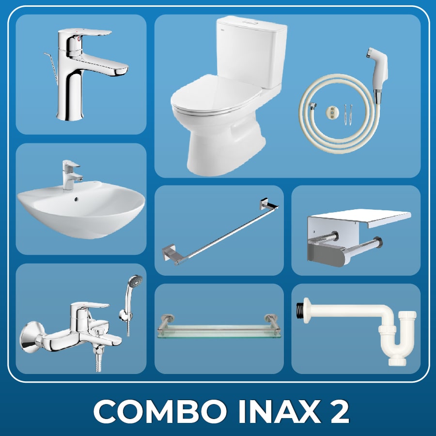 Combo thiết bị vệ sinh Inax + Belli số 2