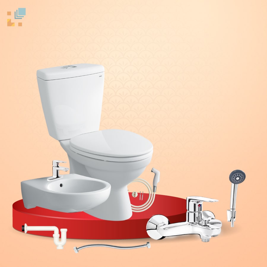 Combo thiết bị vệ sinh Inax số 1
