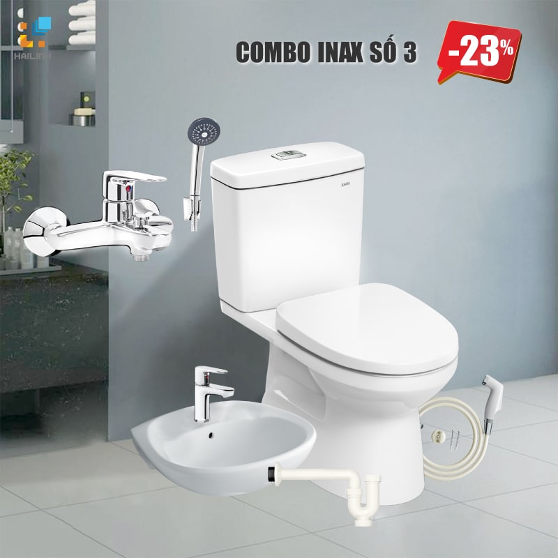 combo3 Combo thiết bị vệ sinh Inax số 3