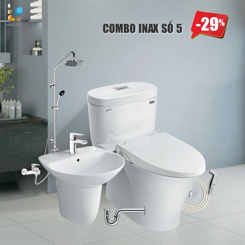 combo5 Combo thiết bị vệ sinh Inax số 5