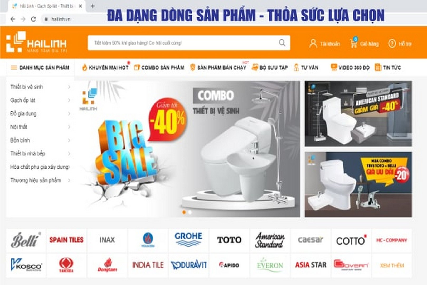 Đa dạng sản phẩm