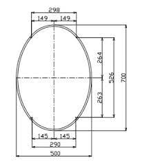 guong-inax-kf-5070vac-21 Ban ve ky thuat guong Inax KF-5070VAC