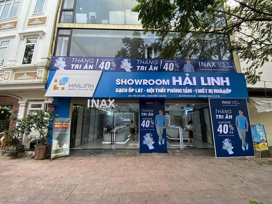 khong-gian-ben-ngoai-showroom-co-linh khong gian ben ngoai showroom co linh