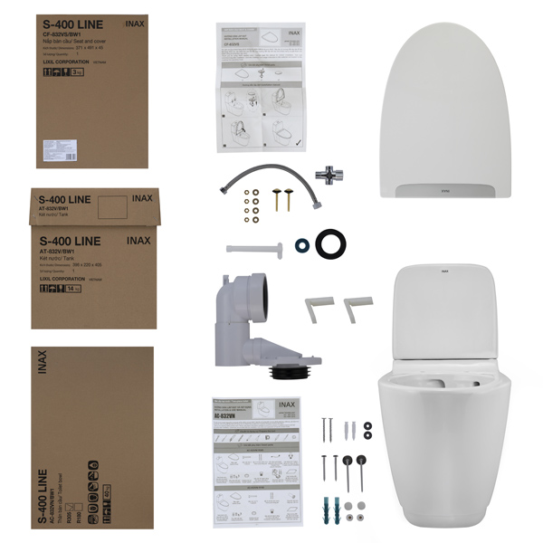 Bồn cầu 2 khối inax AC-832VN