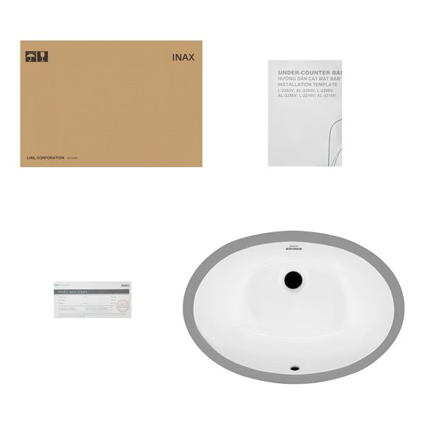 Chậu rửa âm bàn Inax AL-2216V