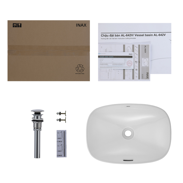 Chậu rửa đặt bàn Inax AL-642V