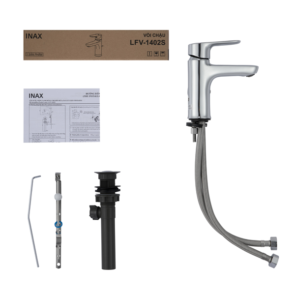 Mở hộp Vòi chậu Inax LFV-1402S