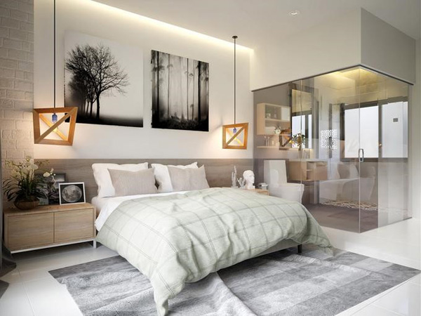 Nha ve sinh trong phong ngu