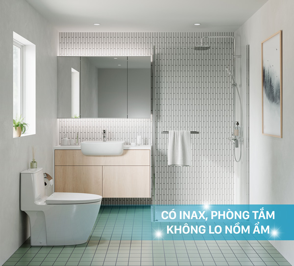 phong-mau-bon-cau-ac-902vn Có Bồn cầu 1 khối Inax AC-902VN phòng tắm không lo nồm ẩm