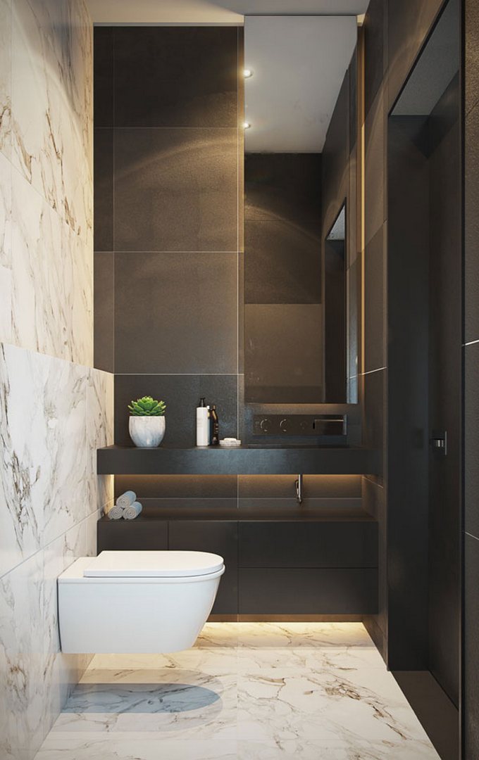 phòng tắm xám trắng 15