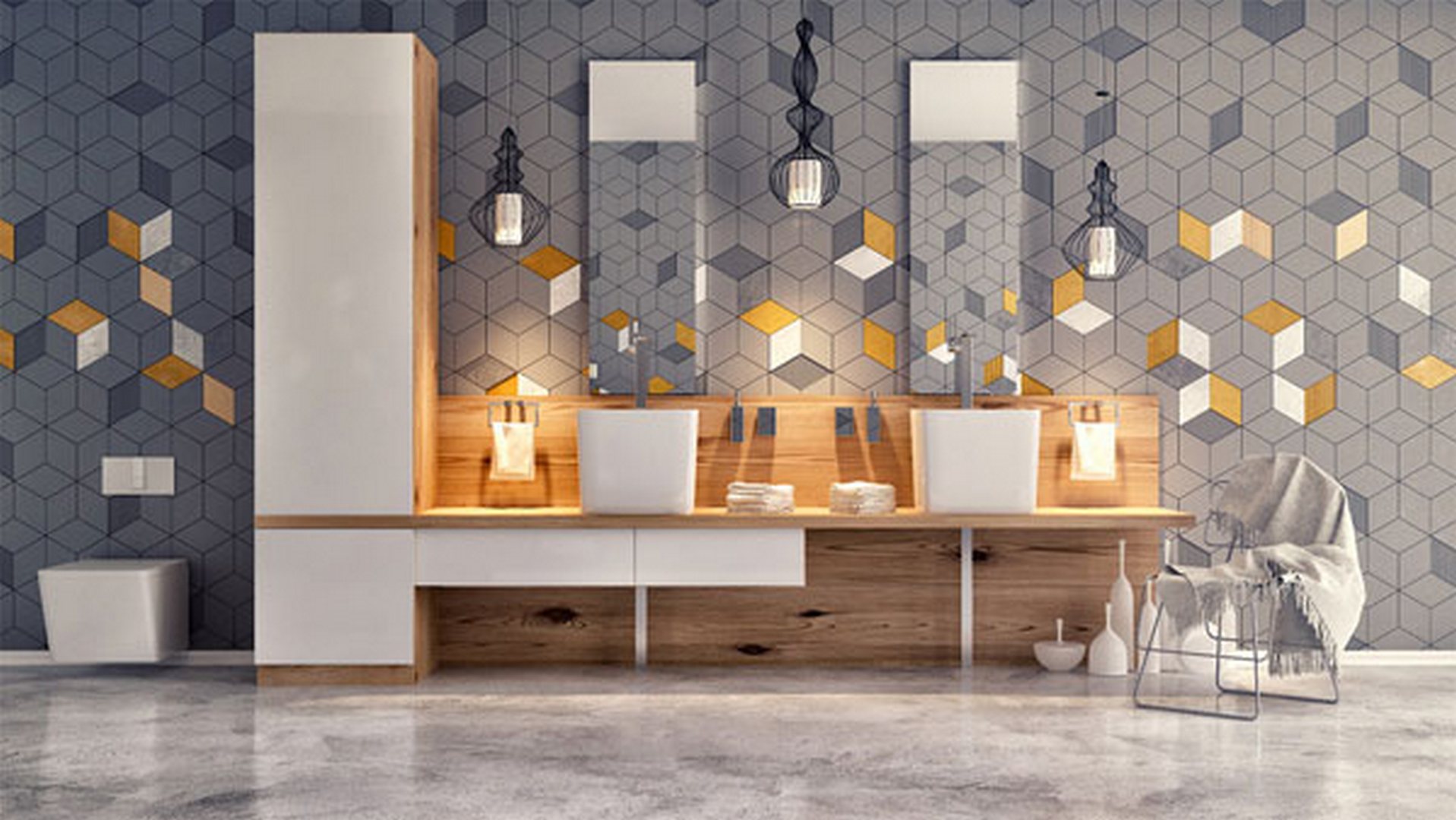 phòng tắm xám trắng 29