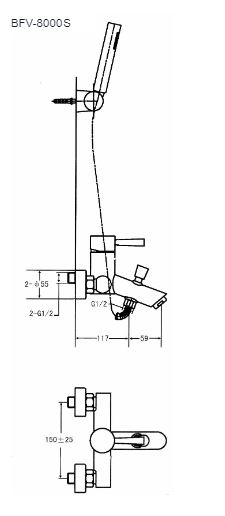 sen tắm inax bfv 8000s 5c