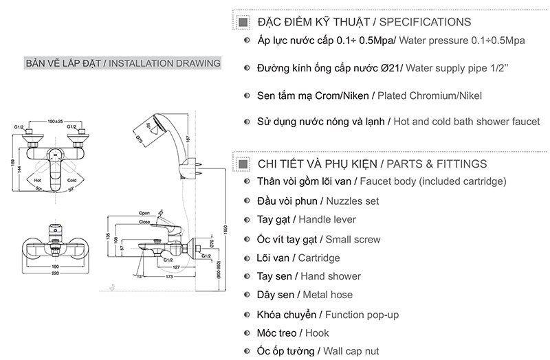 sen-tam-thuong-inax-bfv-1403s-4c-2_1 Sen tắm thường Inax BFV-1403S-4C - Tính năng