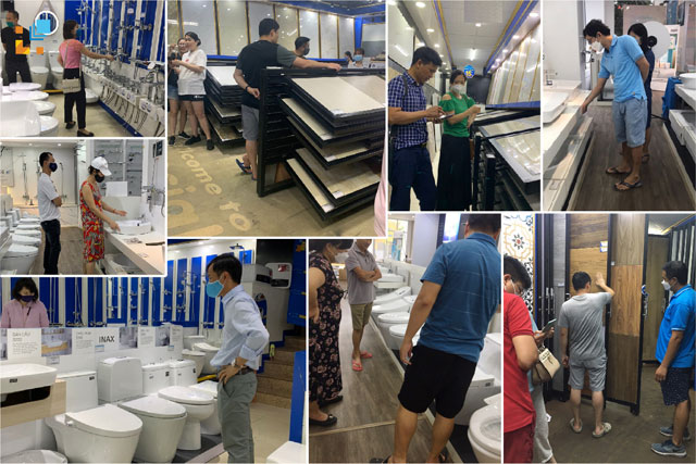 Khach hang mua xam tai Hai Linh