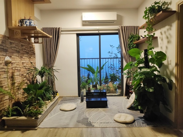 Trong nhieu cay xanh