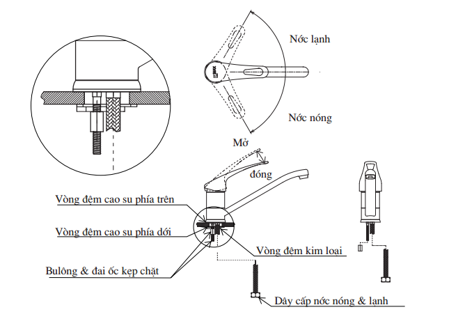 tskt-voi-bep-sfv-212s Bản vẽ kỹ thuật Vòi bếp Inax SFV-112S
