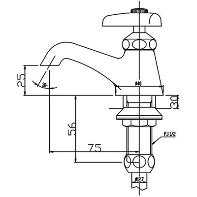 voi-chau-inax-lf-1p-banve_1 voi chau inax lf 1p banve
