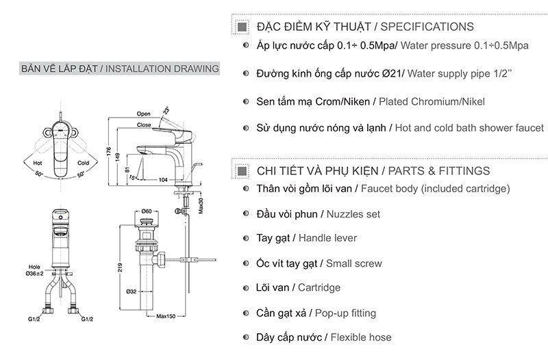 Ban ve ky thuat Inax LFV-1402S