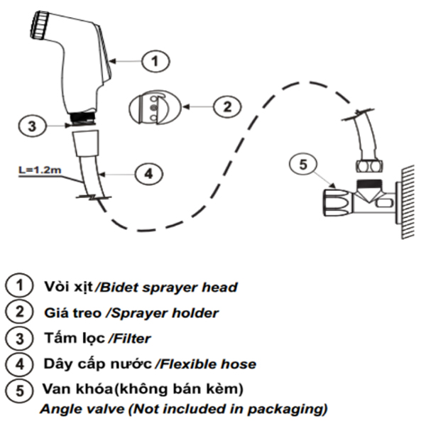 Vòi xịt CFV-105MP