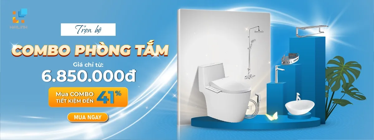 combo thiết bị nhà tắm